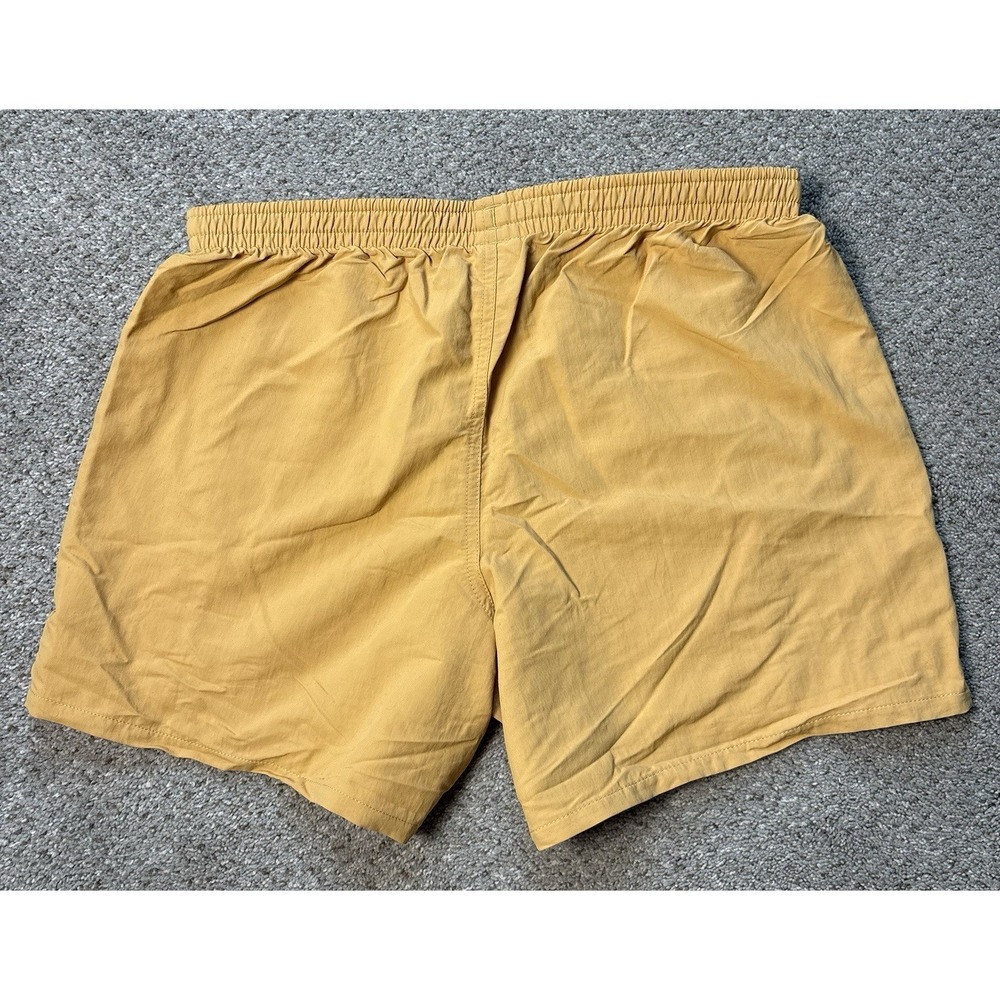 Patagonia Baggies Shorts Men's Small Solid Orange 4" Nylon Swim Hiking Unlined - Picture 3 of 10